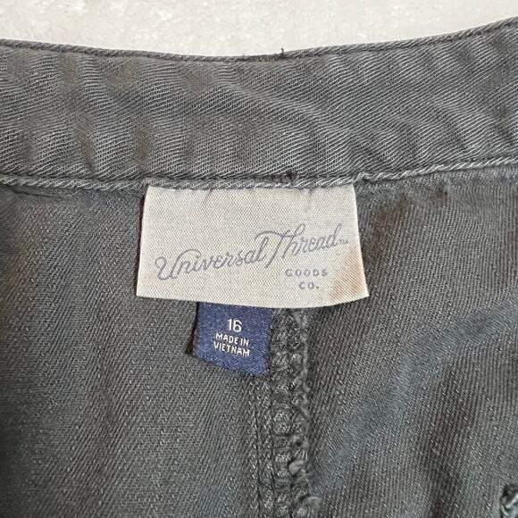 Universal Thread High Rise Utility Shorts Size 16 Casual Minimalist Hipster - Picture 6 of 11